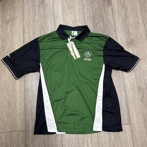 Croker Sports Men's Ireland Golf Polo Shirt Size LARGE